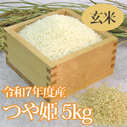 R7年産特別栽培米つや姫(玄米)5kg
